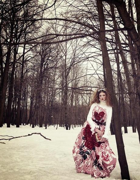 Lindsey Wixson by Emma Summerton for Vogue Japan December 2013 