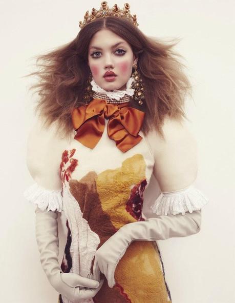 Lindsey Wixson by Emma Summerton for Vogue Japan December 2013 