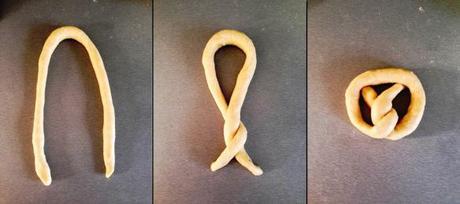 how to make a pretzel twist without throwing in the air u-shape loop and finish on worktop bench