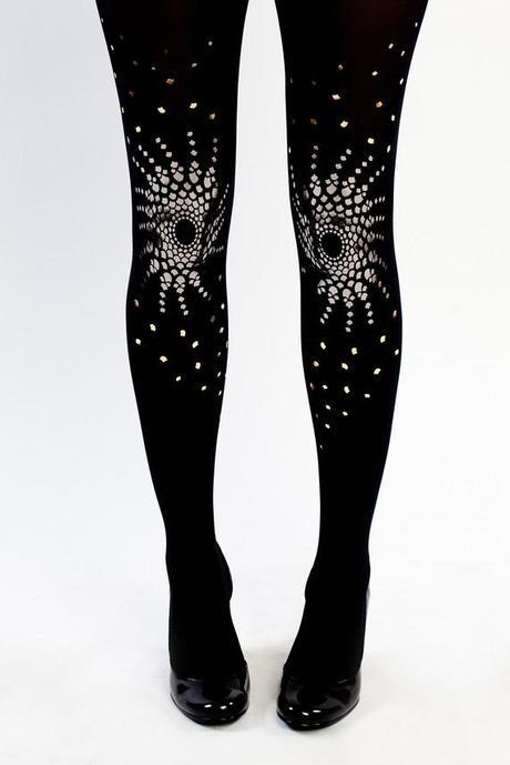 hand printed tights