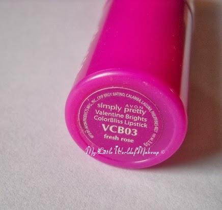 Avon Simply Pretty Valentine Brights Color Bliss Lipstick in Fresh Rose