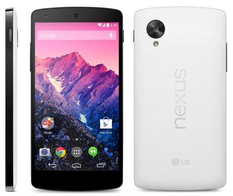 Google Nexus 5 in white