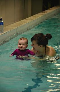 Splish, splash, baby swim lessons