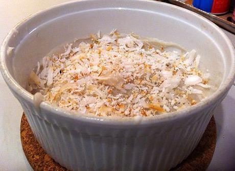 sprinkle with toasted coconut and put in the fridge