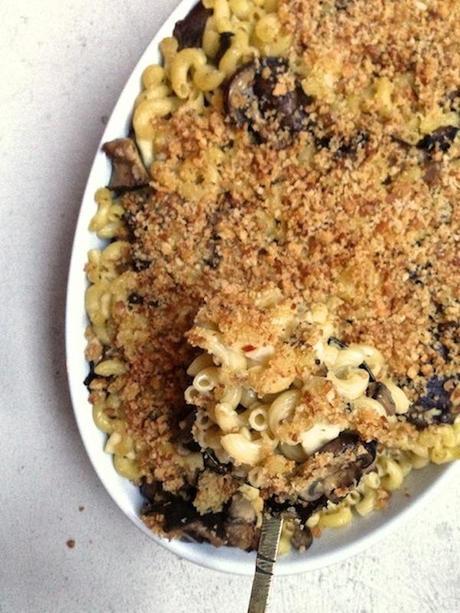 Bread crumbs aren’t for birds pasta with mushrooms 062