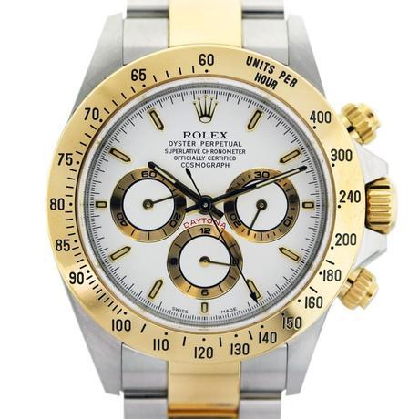 Rolex Daytona 16523 Two Tone Zenith White Dial Watch