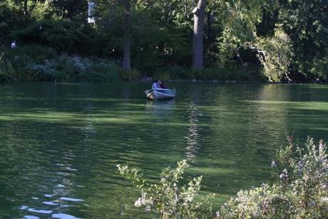 couple in boat central park