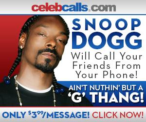 Have Snoop Dogg greet callers when they call your phone!