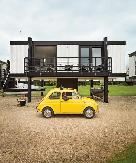 elevated deckhouse in england exterior 