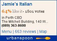 Jamie's Italian on Urbanspoon