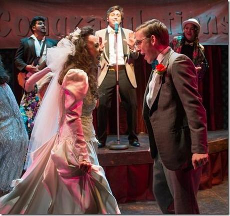 Kelly Abell, Joe Capstick, Danny Martinez, Tony Allen and Alex Heika star in Haven Theatre's Review: The Wedding Singer (Haven Theatre)