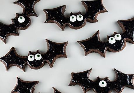 halloween bat cookies