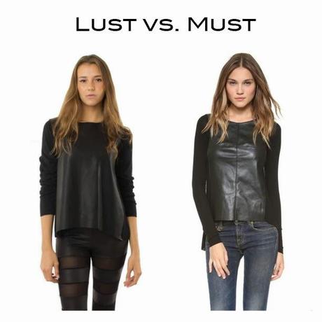 Lust vs. Must: The Leather Panel Shirt