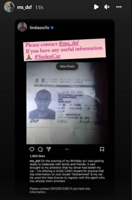 Actress Dorcas Shola-Fapson Cries Out After Her Driver Stole Her Recently Acquired Range Rover