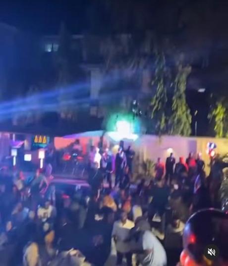 Massive Crowd Attends Davido’s Housewarming Party (Video)