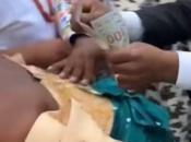 Moment Guest Stylishly Stole $100 Bill That Sprayed Bride (Video)