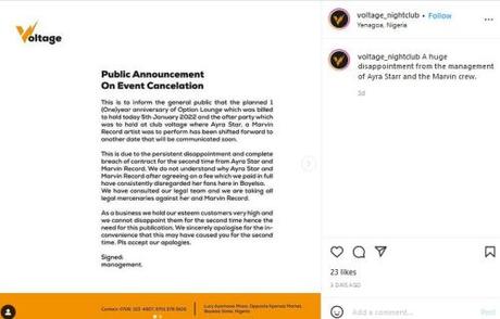 Ayra Starr And Mavin Records In Hot Soup For Allegedly Shunning An Event After N3M Payment Was Made