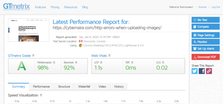 Case Study: How to Get GTmetrics Performance Score Grade A and 0ms TBT