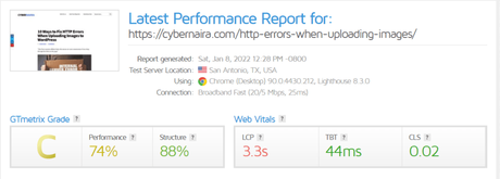 Case Study: How to Get GTmetrics Performance Score Grade A and 0ms TBT