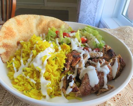 Chicken and Rice, street cart style