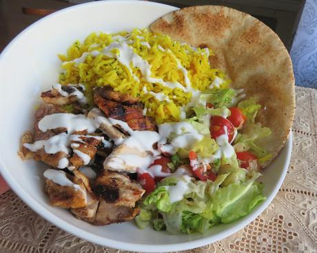 Chicken and Rice, street cart style