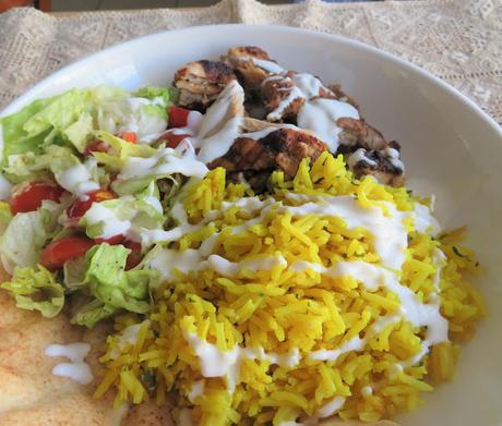 Chicken and Rice, street cart style