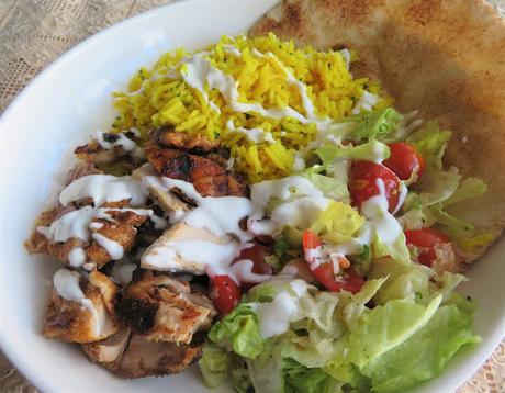 Chicken and Rice, street cart style