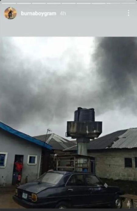 Nigerian Musician, Burna Boy Demands End To Soot Pollution In Rivers State Nigerian Musician, Burna Boy Demands End To Soot Pollution In Rivers State