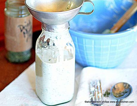 buttermilk mint bleu cheese dressing