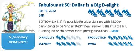 Big D-eal: The 50th Dallas Marathon Festival (50K)