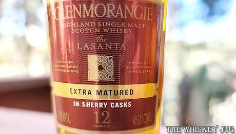 Glenmorangie Lasanta 12 Years Label