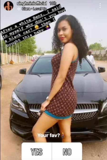 Nini Showcases Seven Cars She Acquired Before BBNaija (Photos) Nini Showcases Seven Cars She Acquired Before BBNaija (Photos)