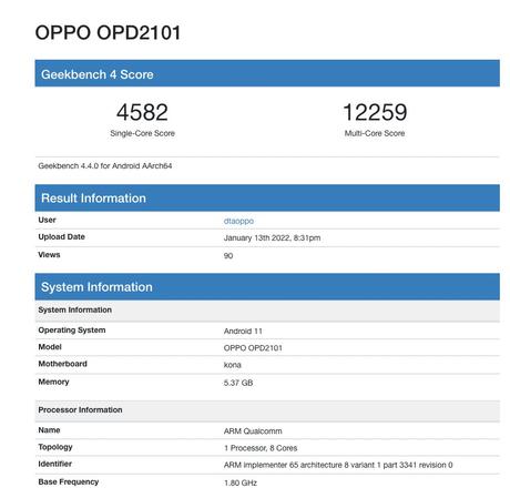 OPPO Pad spotted on Geekbench, key Specifications tipped ahead of launch