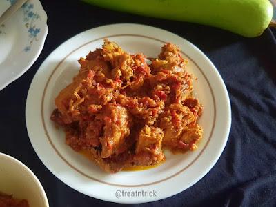 Ayam Sambal Pecah2/Chopped  Sambal Chicken Recipe @ treatntrick,blogspot,com