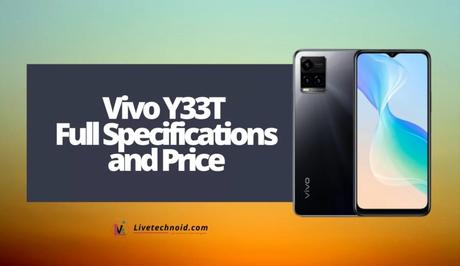 Vivo Y33T Full Specifications and Price