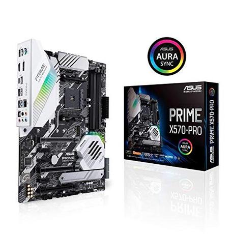 ASUS Prime X570-Pro AM4 Zen 3 Ryzen 5000 & 3rd Gen Ryzen ATX Motherboard with PCIe Gen4, Dual M.2 HDMI, SATA 6GB/s USB 3.2 Gen 2 ATX Motherboard