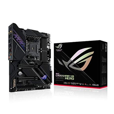 ASUS ROG Crosshair VIII Dark Hero AMD AM4 X570S Zen 3 Ryzen 5000 & 3rd Gen Ryzen ATX Gaming Motherboard (PCIe 4.0, 14+2 Ti Power Stages, PCH Heatsink, Wi-Fi 6, 2.5 Gbps LAN, USB 3.2 Gen 2 Type-C