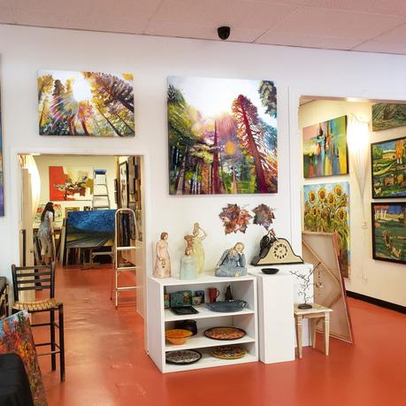 Cedar Lee Art Exhibit Attic Gallery February 2022