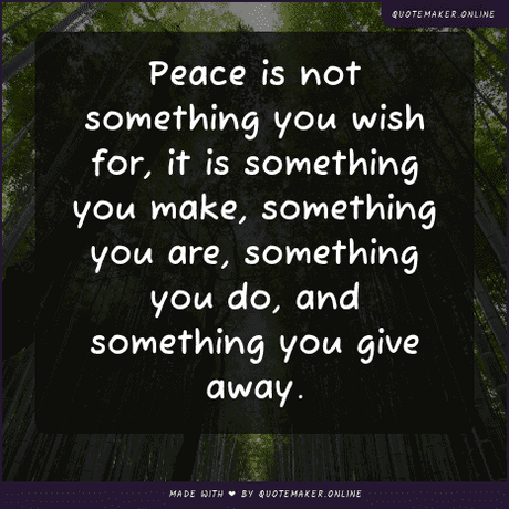 Facebook status for Emotional Distress Peace of Mind Quotes