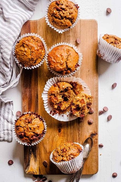 Peanut Butter Muffins Recipe (With Chocolate Chips!)