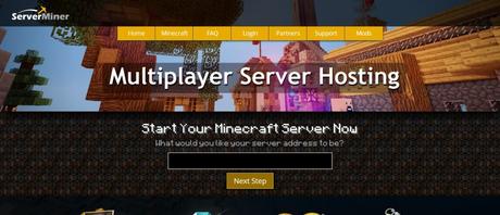 ServerMine- minecraft server hosting