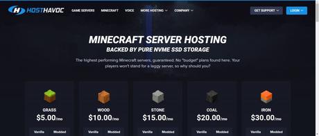 Host Havoc- best minecraft hosting services