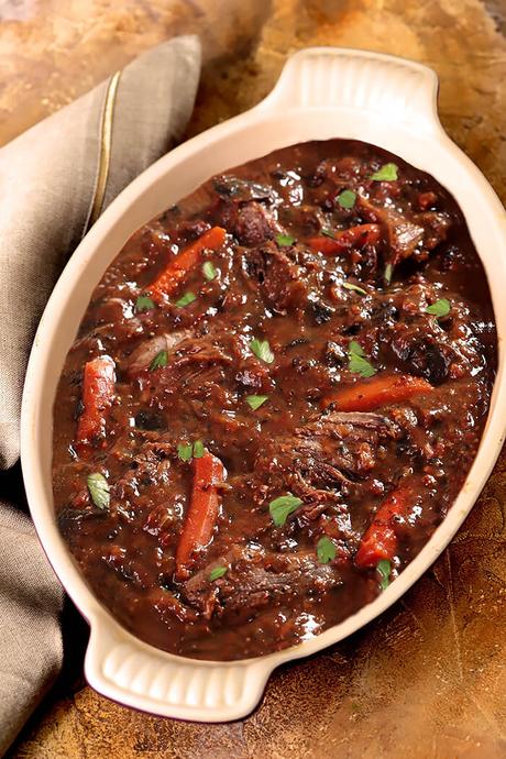 Italian Pot Roast (Stracotto) and Parmesan Polenta