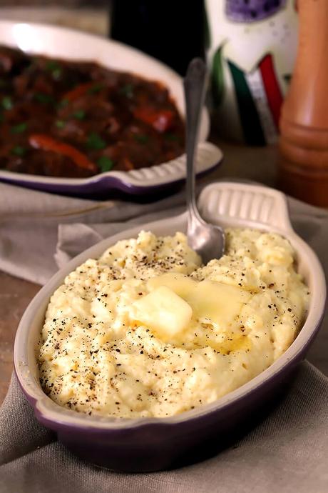 Italian Pot Roast (Stracotto) and Parmesan Polenta