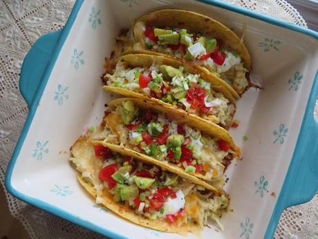 Quick & Easy Baked Chicken Tacos