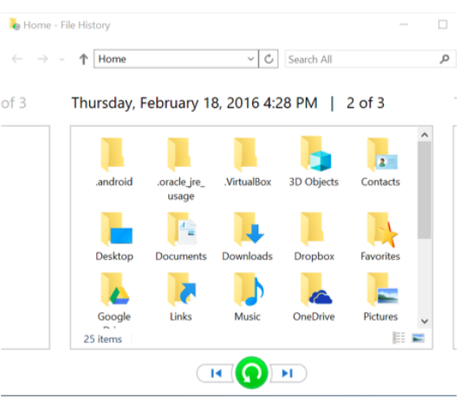 Recover game data from File History on Windows