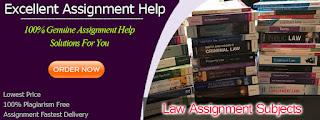 We Have In-House Experts Of Excellent Caliber, Experience, And Knowledge To Offer You The Most Authentic Law Assignments