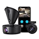 VAV Dual Dash Cam, 1920x1080P FHD, Front and Rear Dash Camera with Wi-Fi, 2560x1440P Single Front, Super Night Vision, Parking Mode, G-Sensor, WDR, Loop Recording