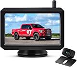 Upgrade 720P Digital Wireless Backup Camera,2 Cameras Channel Support, AUTO-VOX W7PRO 5' TFT Monitors and IP68 Waterproof Rear View Camera for Car,Trucks,RV,Travel Trailer