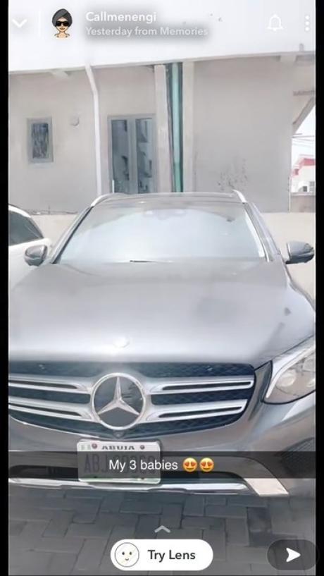 Nengi Brags, Shows Off Her 2 Range Rovers & Mercedes Suv (Video)